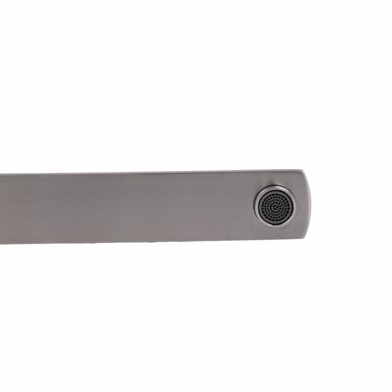 Вилив у зборі Lidz (355х40х36) для змішувачів Kubis 005, 1033 Nickel LDKUB355403549509 — фото 3