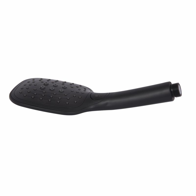 Лійка для ручного душу Lidz (255х106х42) для змішувачів та душових систем  Kubis Black LDKUB2551064249511 — фото 2