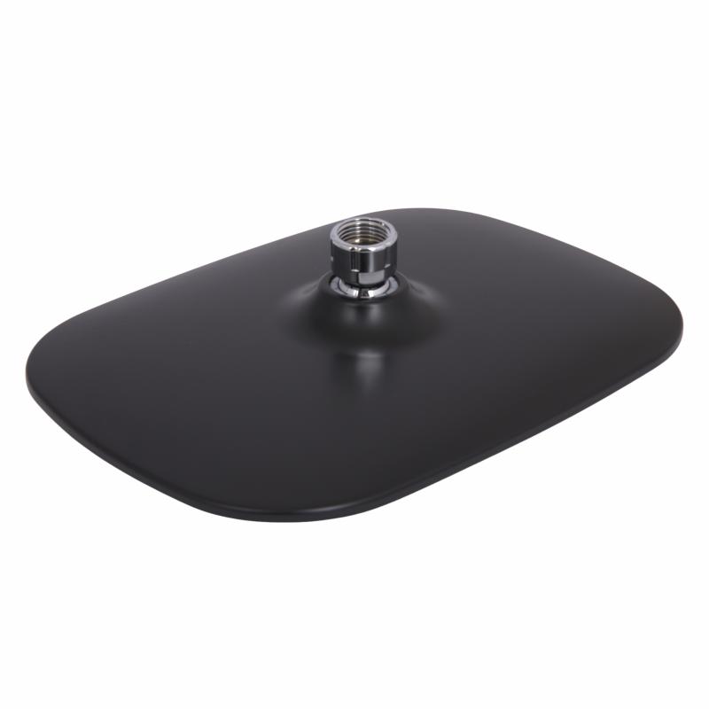 Стельова лійка Lidz (258х190х65) для душових систем Kubis Black LDKUB2581906549513 — фото 3