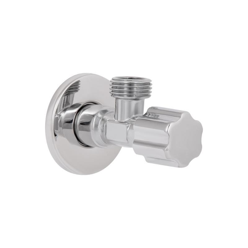 Кран кутовий Thermo Alliance Forte 1/2"ЗЗ, хром TAF341W1515 — фото 6