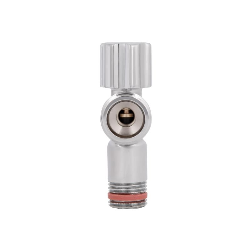 Кран кутовий Thermo Alliance Forte 1/2"З×3/4"З, хром TAF341W1520 — фото 4