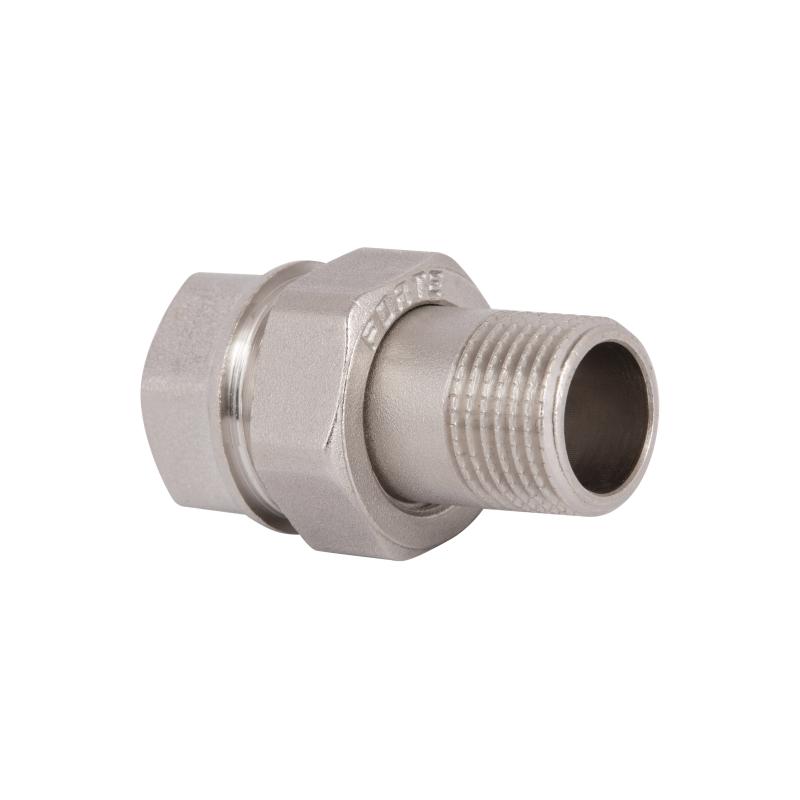 Згін-американка Thermo Alliance Forte 1/2"ВЗ нікельований, прямий, під плоску прокладку TAFG190W15 — фото 4