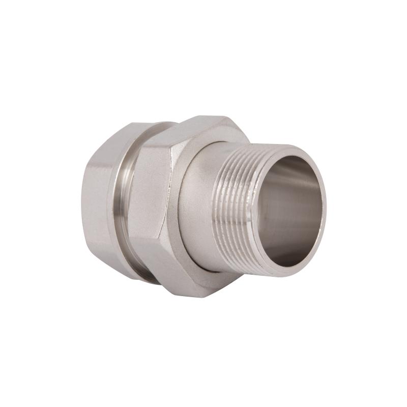 Згін-американка Thermo Alliance Forte 1 1/2"ВЗ нікельований, прямий, під плоску прокладку TAFG190W40 — фото 4
