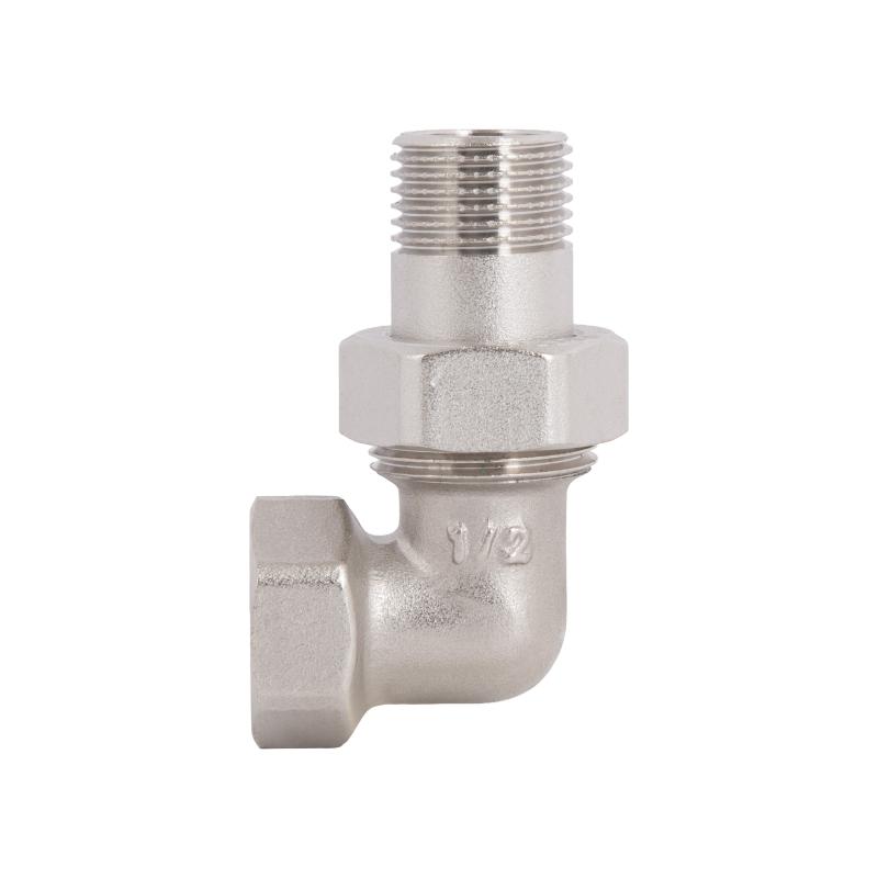 Згін-американка Thermo Alliance Forte 1/2"ВЗ нікельований, кутовий, під плоску прокладку TAFG191W15 — фото 3