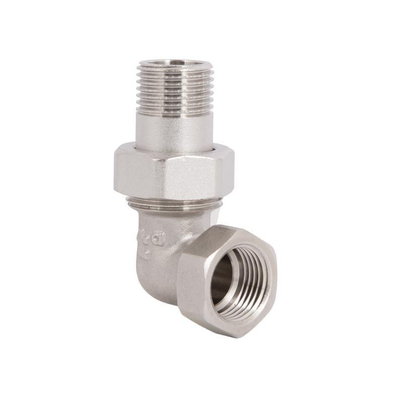 Згін-американка Thermo Alliance Forte 1/2"ВЗ нікельований, кутовий, під плоску прокладку TAFG191W15 — фото 5