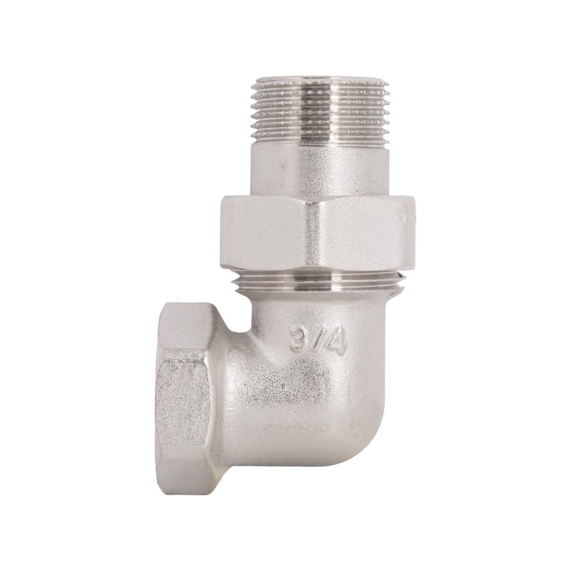 Згін-американка Thermo Alliance Forte 3/4"ВЗ нікельований, кутовий, під плоску прокладку TAFG191W20 — фото 3