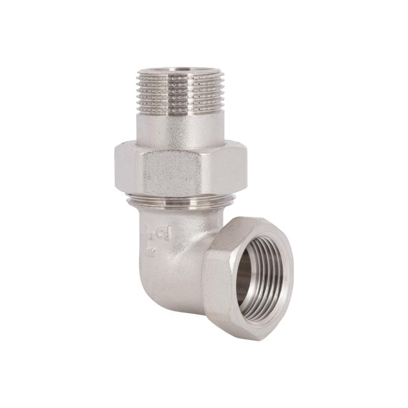 Згін-американка Thermo Alliance Forte 3/4"ВЗ нікельований, кутовий, під плоску прокладку TAFG191W20 — фото 5