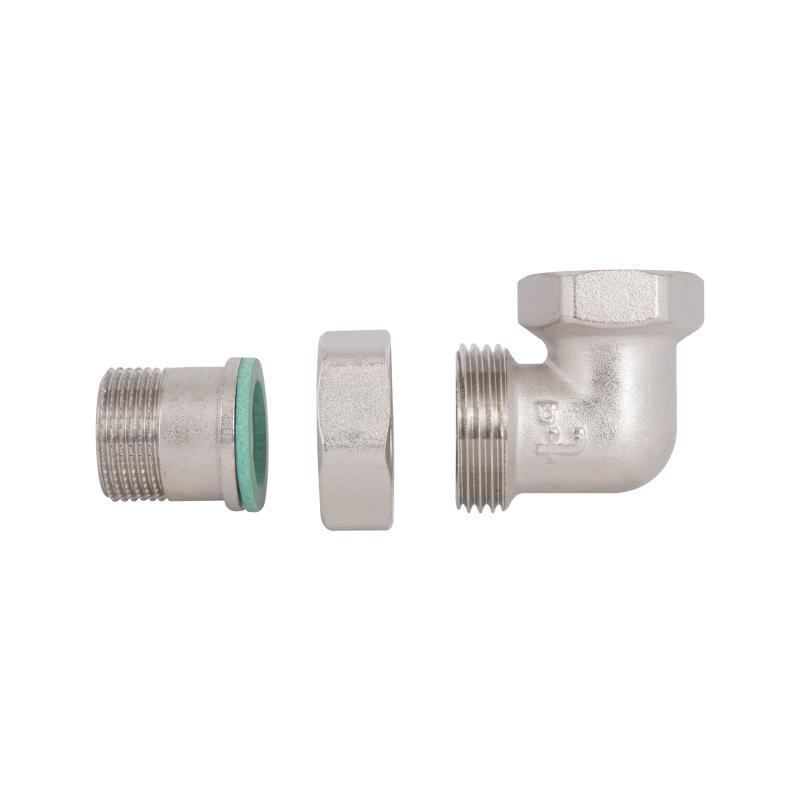 Згін-американка Thermo Alliance Forte 3/4"ВЗ нікельований, кутовий, під плоску прокладку TAFG191W20 — фото 7