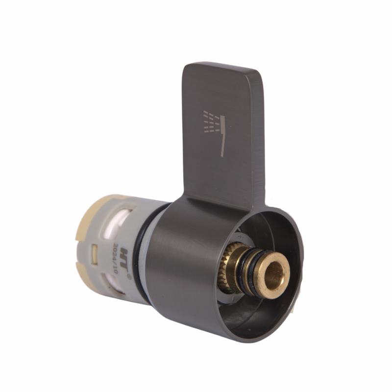 Ручка перемикання режимів Qtap (70х23,7х35) для душової системи Vlasta New Gunmetal Black PVD QTVLA7023735GMB49641 — фото 2