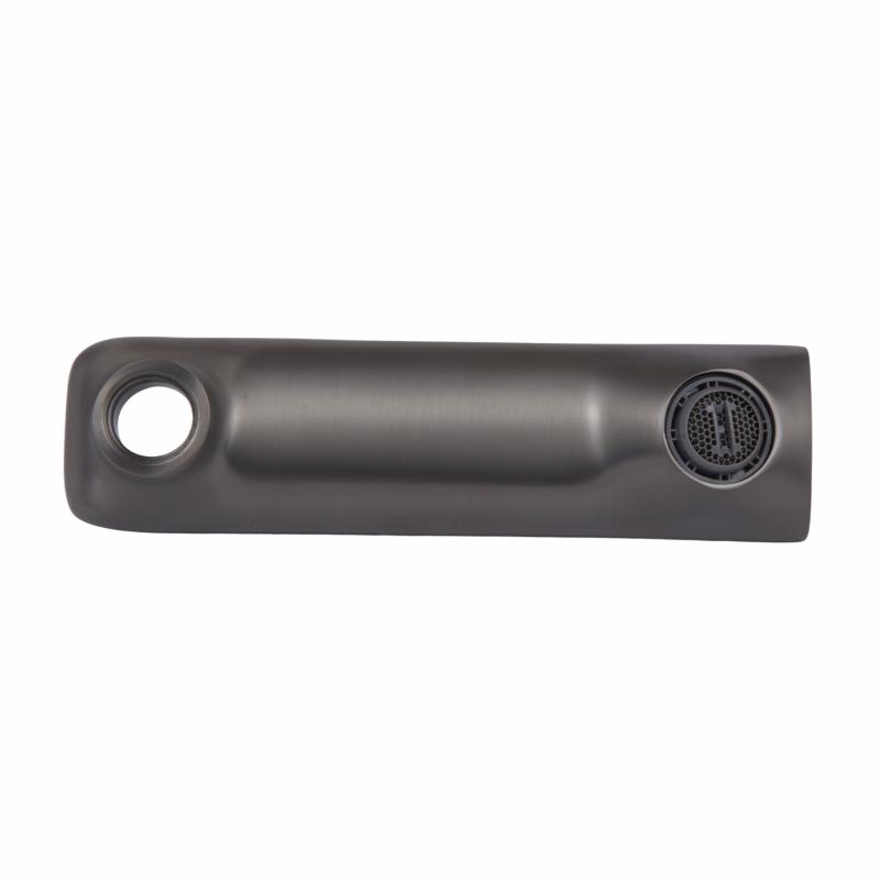 Вилив Qtap (160х44х21,5) для душової системи Vlasta New Gunmetal Black PVD QTVLA16044215GMB49669 — фото 2