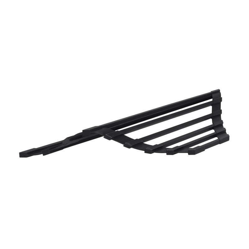 Сушарка на кухонну мийку кутова Lidz Acsis LA18 Black, квадратна основа, для посуду 430х175 мм LDACSLA18BLM49771 — фото 4