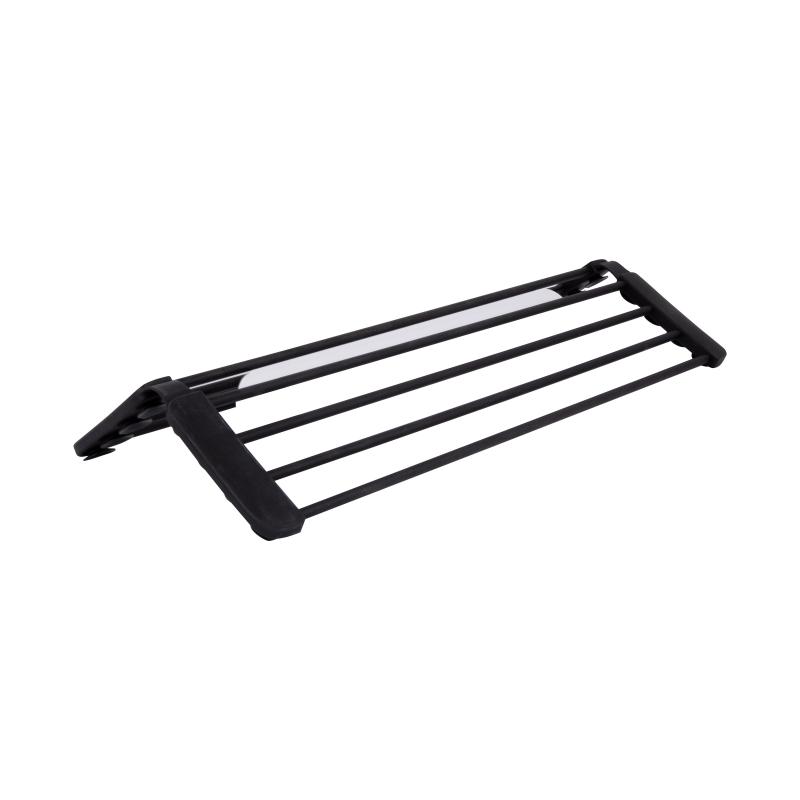 Сушарка на кухонну мийку з присоскою Lidz Acsis LA09 Black, кругла основа, для посуду 440х224 мм LDACSLA09BLM49777 — фото 4