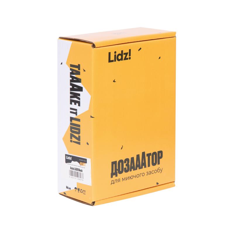 Дозатор для миючого засобу Lidz Acsis LA30 Brushed Black PVD, круглий LDACSLA30BLM49827 — фото 5