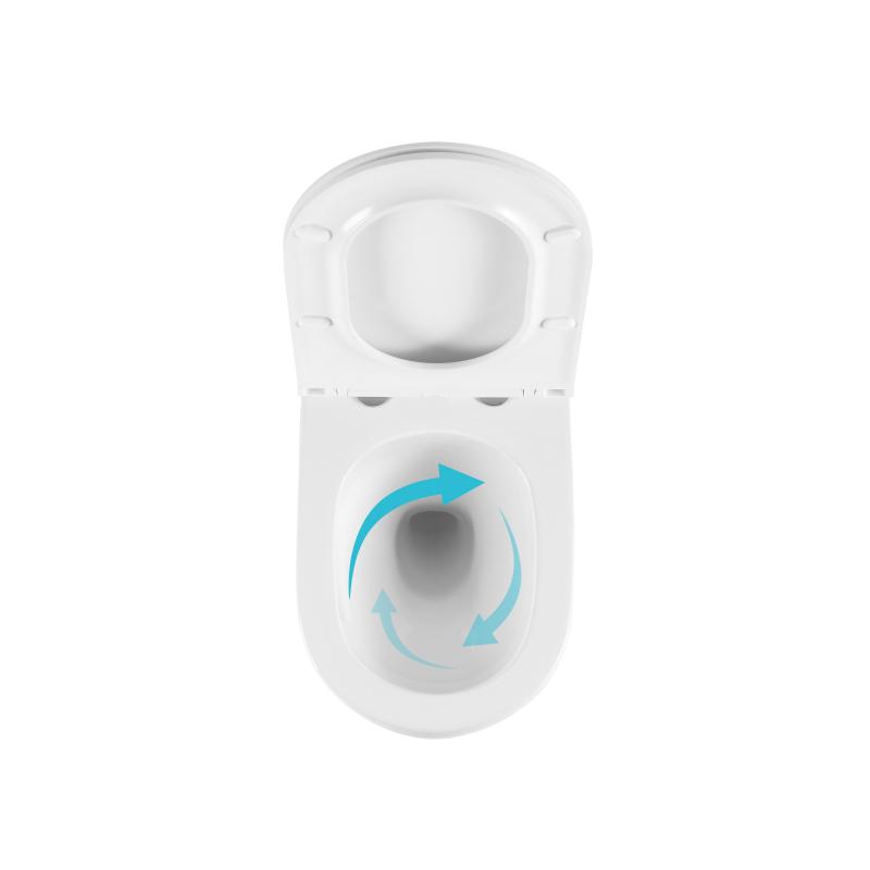 Готове рішення Qtap для ванної кімнати: підвісний унітаз Taurus Ultra Quiet 515×360×350 + комплект інсталяції Nest 4 в 1 (кругла клавіша Satin) — фото 6