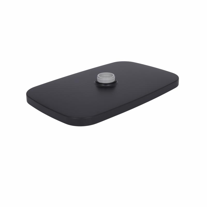 Стельова лійка Qtap (34x190x290) для душових систем Gemini Matt Black QTGEM34190290BLA50068 — фото 3
