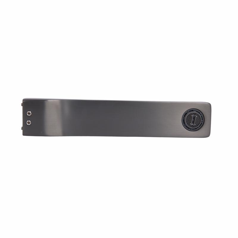 Вилив Qtap (25,8x39,3x200) для змішувача для раковини прихованого монтажу Gemini Gunmetal Black PVD QTGEM258393200GMB50128 — фото 2