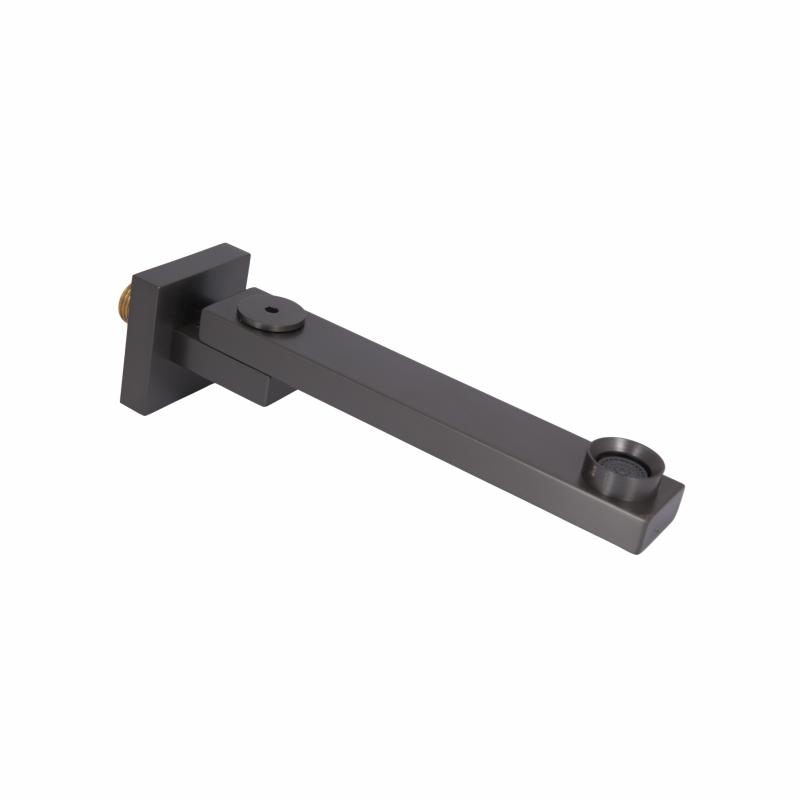 Вилив Qtap (59,4x59,4x247) для душової системи прихованого монтажу Gemini Gunmetal Black PVD QTGEM594594247GMB50130 — фото 3