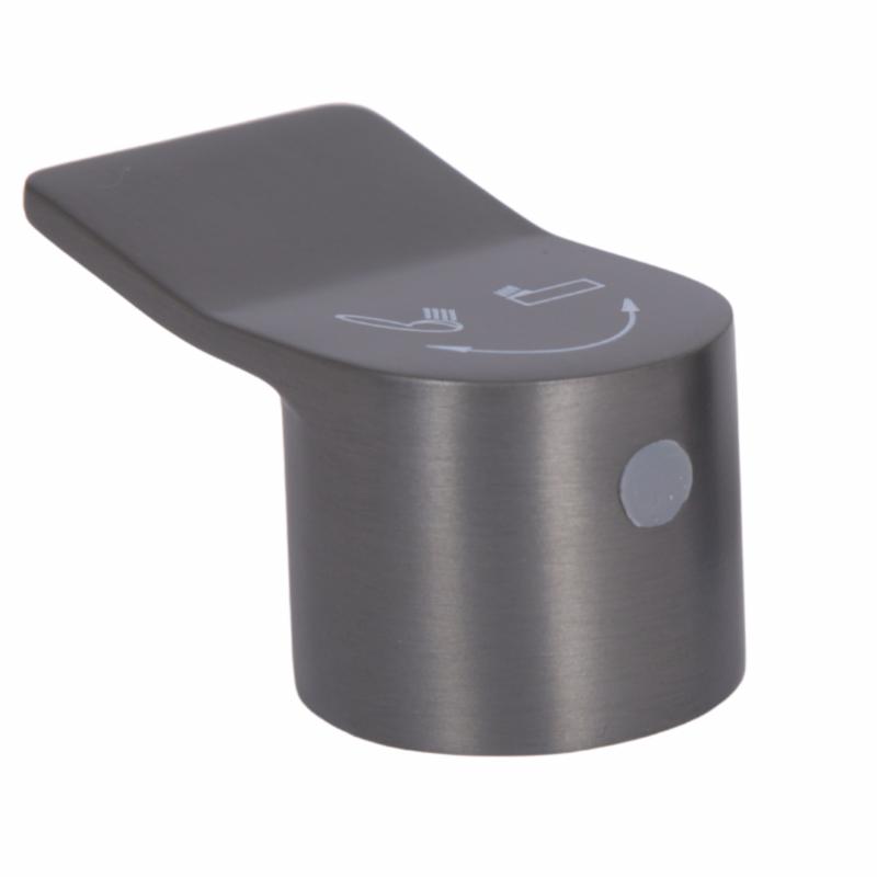 Ручка перемикача режимів Qtap (27,1x45,5x27,4) для змішувачів для ванни з поворотним виливом Presto Graphite QTPRE271455274GRP50520 — фото 2