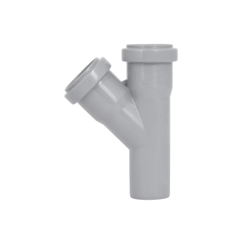 Трійник каналізаційний Ostendorf-OSMA HT-System PLUS d40/40/40×45° — фото 4