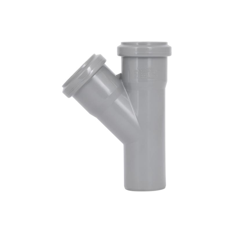 Трійник каналізаційний Ostendorf-OSMA HT-System PLUS d50/50/50×45° — фото 4