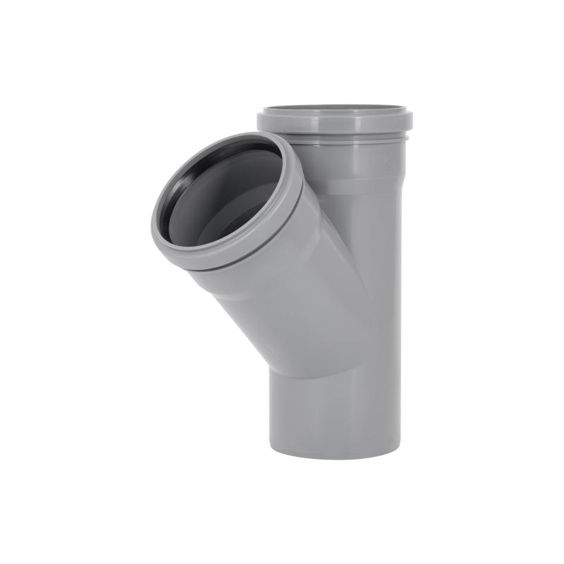 Трійник каналізаційний Ostendorf-OSMA HT-System PLUS d110/110/110×45° — фото 3