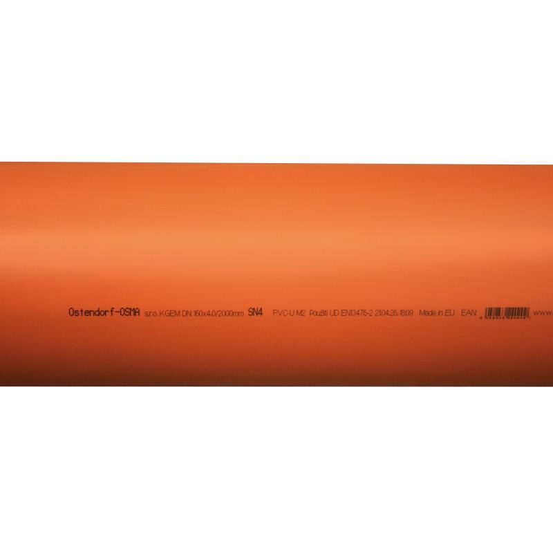 Труба каналізаційна Ostendorf-OSMA KG System d160×2000 мм — фото 5