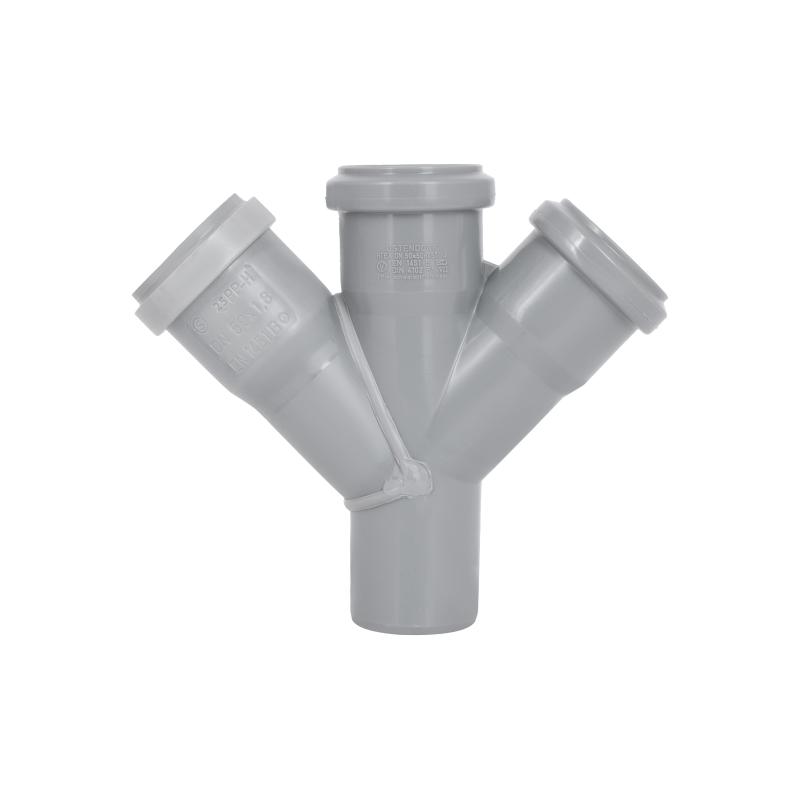 Хрестовина каналізаційна Ostendorf-OSMA HT-System PLUS d50/50/50/50×45° — фото 4