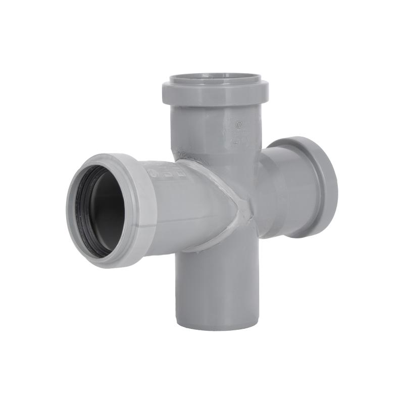 Хрестовина каналізаційна Ostendorf-OSMA HT-System PLUS d50/50/50/50×87° — фото 3