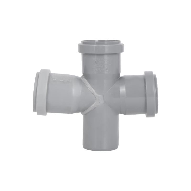 Хрестовина каналізаційна Ostendorf-OSMA HT-System PLUS d50/50/50/50×87° — фото 4