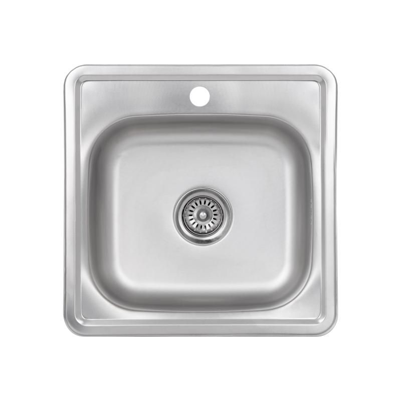 Кухонна мийка Brinex 4848 0,6 мм Micro Decor (BRIN4848MDEC0651258)