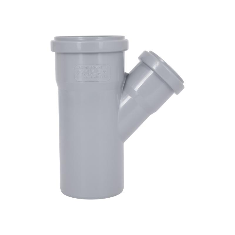 Трійник каналізаційний Ostendorf-OSMA HT-System PLUS d75/50/75×45° — фото 4