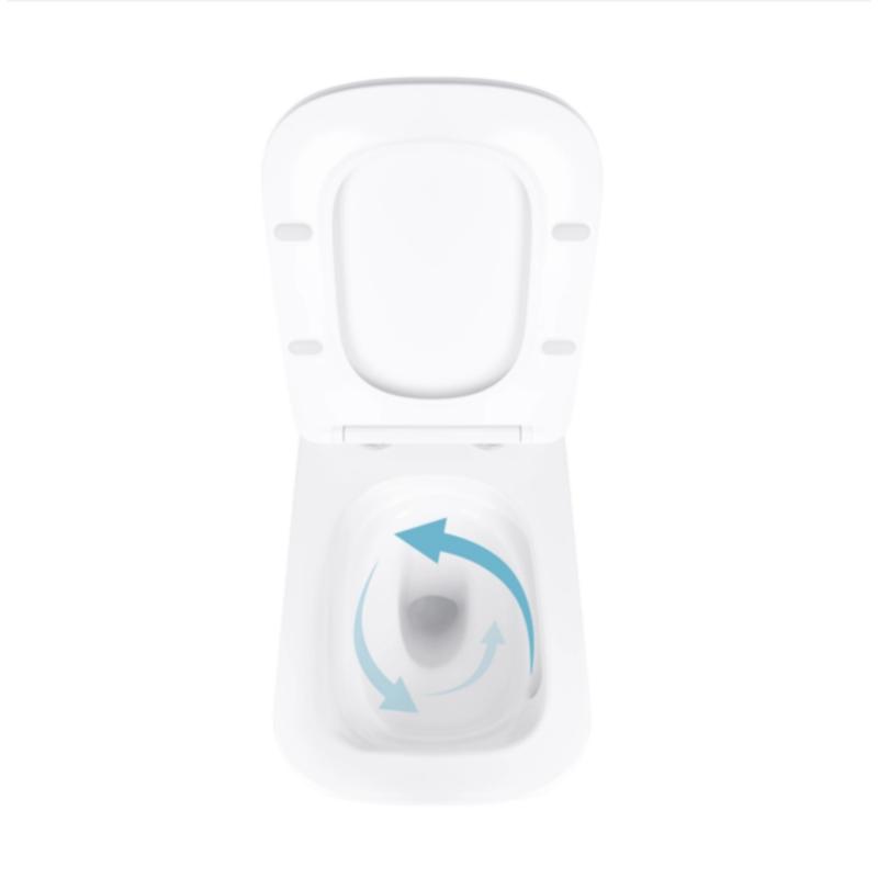 Готове рішення Qtap для ванної кімнати: підвісний унітаз Tern Ultra Quiet 525x345x360 + комплект інсталяції Standard (кругла клавіша Chrome) — фото 6