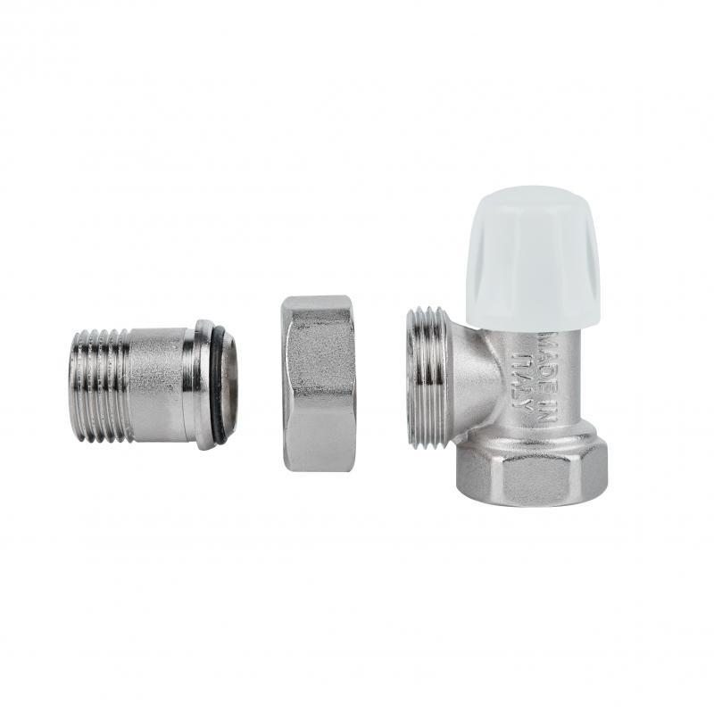 Кран радіаторний Icma 1/2" кутовий без ручки №805 — фото 4