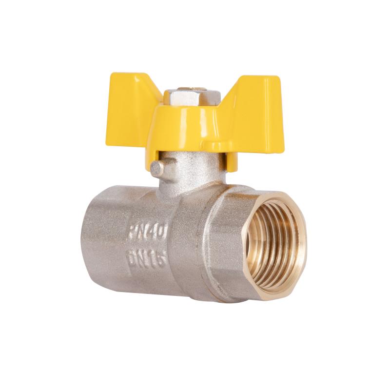 Кран кульовий Thermo Alliance Base 1/2" ВР для газу (метелик) SD602G15 — фото 3
