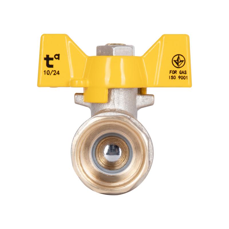 Кран кульовий Thermo Alliance Base 1/2" ВР для газу (метелик) SD602G15 — фото 6