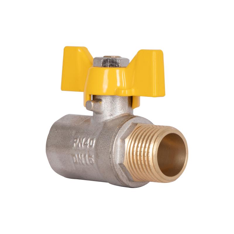 Кран кульовий Thermo Alliance Base 1/2" ВЗ для газу (метелик) SD607G15 — фото 3