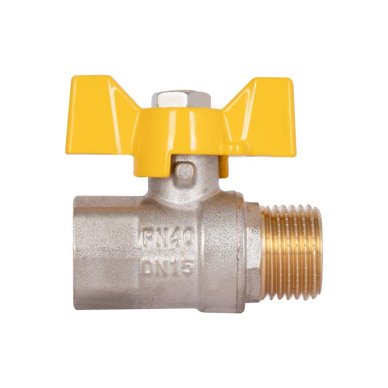 Кран кульовий Thermo Alliance Base 1/2" ВЗ для газу (метелик) SD607G15 — фото 5