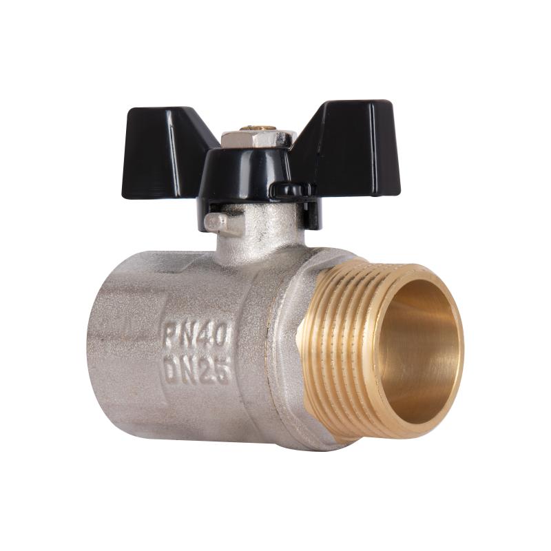 Кран кульовий Thermo Alliance Base 1" ВЗ для води (метелик) SD607W25 — фото 3