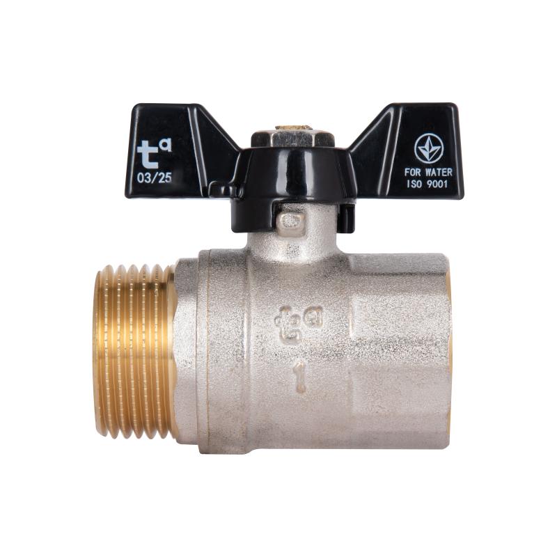 Кран кульовий Thermo Alliance Base 1" ВЗ для води (метелик) SD607W25 — фото 4