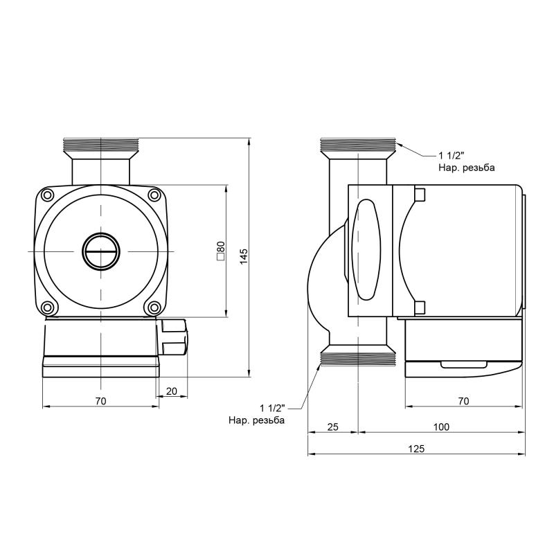 Насос Grundfos Icma 25/60 №P321 — фото 2