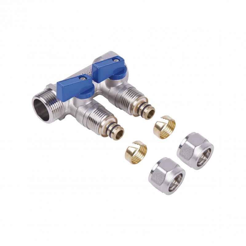 Колектор Thermo Alliance Standart 3/4" 2 виходи SD231W2 — фото 3