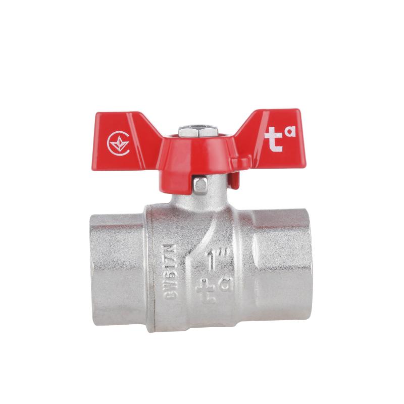 Кран кульовий Thermo Alliance Forte 1" ВР для води (метелик) SF602W25 — фото 5