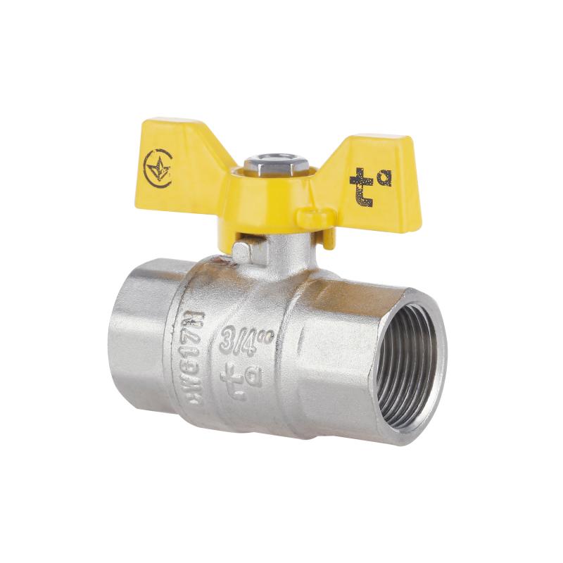 Кран кульовий Thermo Alliance Forte 3/4" ВР для газа (метелик) SF602G20 — фото 3