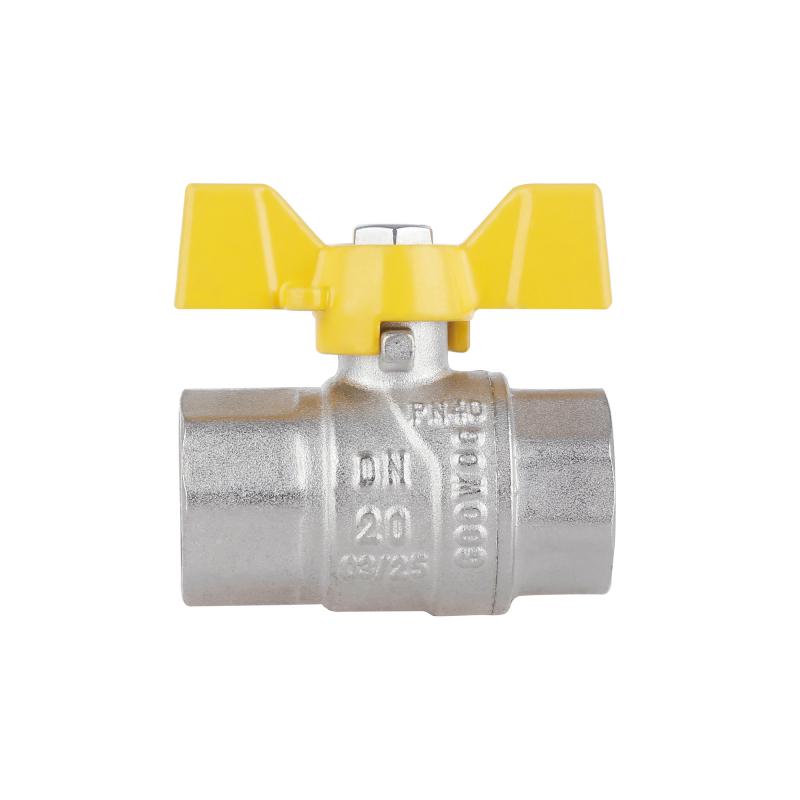Кран кульовий Thermo Alliance Forte 3/4" ВР для газа (метелик) SF602G20 — фото 4