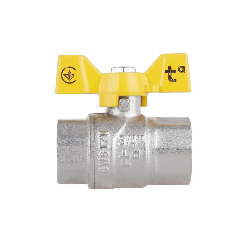 Кран кульовий Thermo Alliance Forte 3/4" ВР для газа (метелик) SF602G20 — фото 5