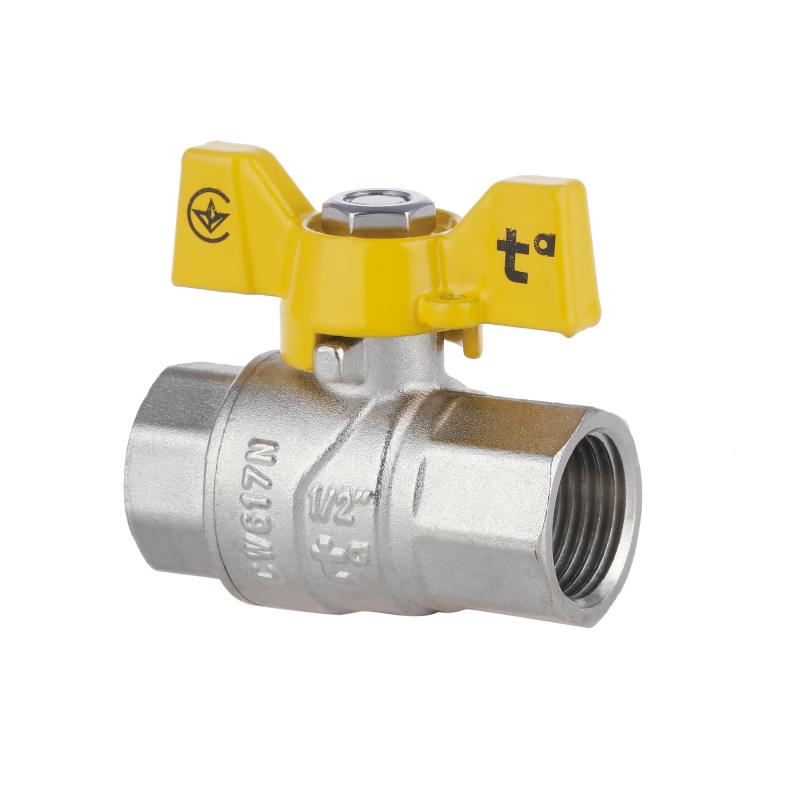 Кран кульовий Thermo Alliance Forte 1/2" ВР для газа (метелик) SF602G15 — фото 3