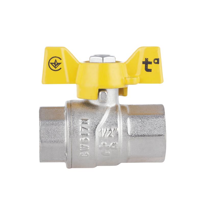 Кран кульовий Thermo Alliance Forte 1/2" ВР для газа (метелик) SF602G15 — фото 5