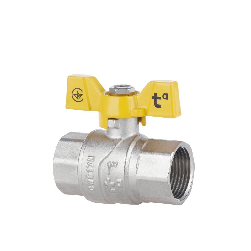 Кран кульовий Thermo Alliance Forte 1" ВР для газа (метелик) SF602G25 — фото 3