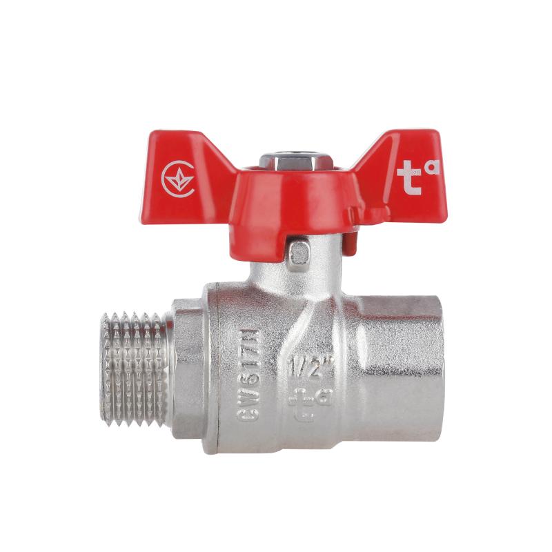 Кран кульовий Thermo Alliance Forte 1/2" ВЗ для води (метелик) SF607W15 — фото 4