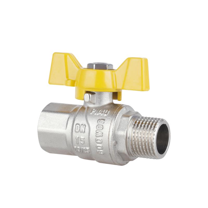 Кран кульовий Thermo Alliance Forte 1/2" ВЗ для газа (метелик) SF607G15 — фото 3